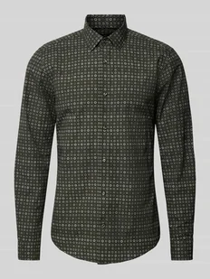 Koszula biznesowa o kroju slim fit z kołnierzykiem typu cutaway model ‘Pit’ - Koszule męskie - miniaturka - grafika 1