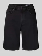 Spodenki damskie - Szorty jeansowe o kroju regular fit z mieszanki bawełny model ‘CLEO’ - miniaturka - grafika 1