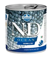 Mokra karma dla psów - Farmina N&D OCEAN Salmon & Cod 285g PND285003 - miniaturka - grafika 1