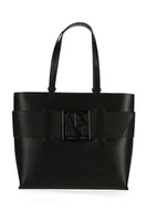 Koszulki i topy damskie - ARMANI EXCHANGE Essential, Susy, Plac Logo, Uchwyt Top M Kobiety, Czarny, Taglia unica - miniaturka - grafika 1