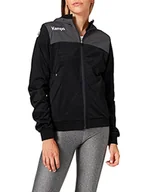 Kurtki damskie - Kempa Damska kurtka EMOTION 2.0 bluza z kapturem WOMEN kurtka, czarna/antracyt, XS - miniaturka - grafika 1