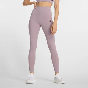 Legginsy damskie New Balance WP41127ICW  różowe - Spodnie sportowe damskie - miniaturka - grafika 1