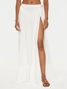 Guess Spódnica maxi E5GD05 WH3X2 Biały Regular Fit - Spódnice - miniaturka - grafika 1