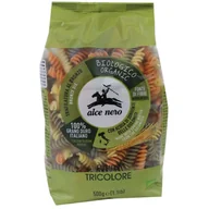 Makaron - Alce Nero Makaron Fusilli Trójkolorowy Bio 500G - miniaturka - grafika 1