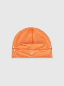 Czapki męskie - 4F Czapka do biegania uniseks - pomarańczowa L/XL - miniaturka - grafika 1