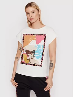 Koszulki i topy damskie - Fracomina T-Shirt FR22ST3028J401N5 Biały Regular Fit - grafika 1