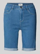 Spodenki damskie - Szorty jeansowe o kroju slim fit z przeszytym brzegiem model ‘RAIN’ - miniaturka - grafika 1