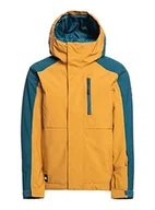 Kurtki narciarskie - Quiksilver Zamek błyskawiczny dla chłopców brązowy L/14 - miniaturka - grafika 1