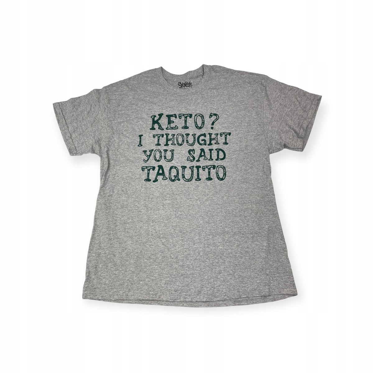 Koszulka t-shirt męski Spencer's szary napisy M