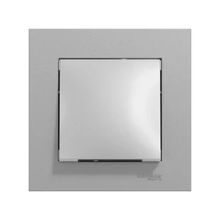 Schneider Electric Włącznik pojedynczy schodowy Miluz Ed aluminum - Wyłączniki światła i elektryczne - miniaturka - grafika 1