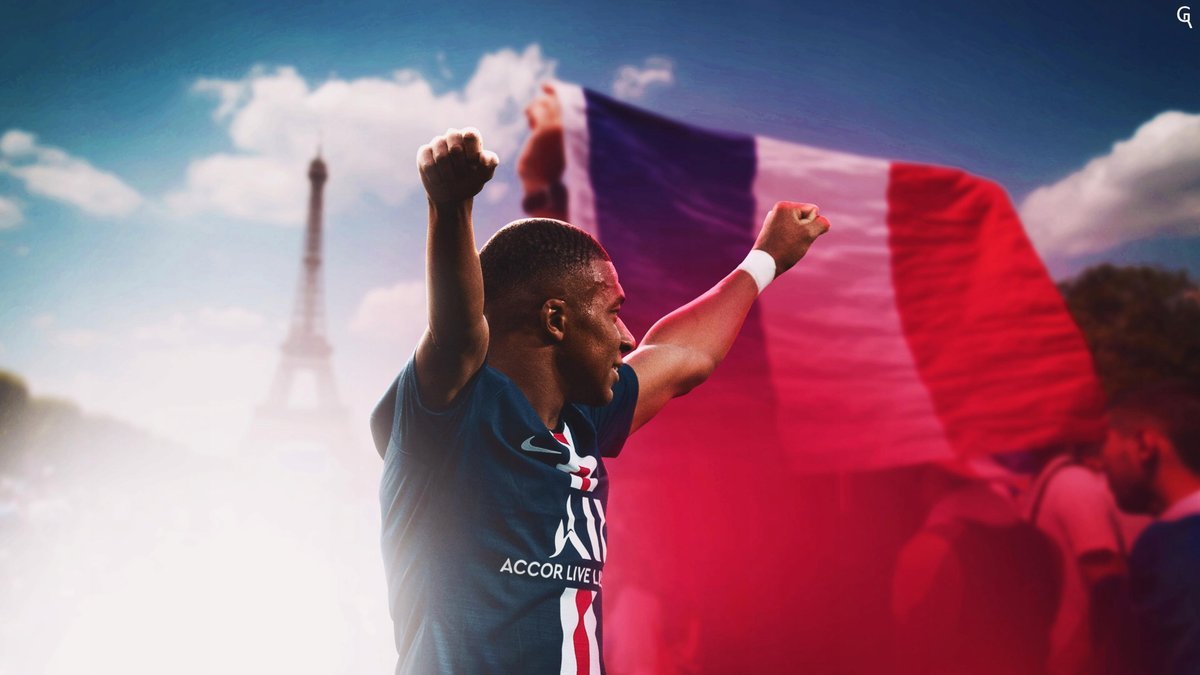 PODKŁADKA POD MYSZ Z Nadrukiem 22x18 cm Kylian Mbappe Tekst Prezent
