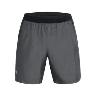 Spodenki do biegania męskie Under Armour Launch 7" Heather - Spodnie sportowe męskie - miniaturka - grafika 1