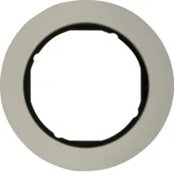 Klawisze i ramki - Ramka pojedyncza Berker R.Classic - aluminium/czarny - miniaturka - grafika 1