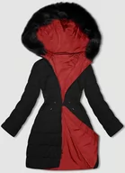 Kurtki damskie - Przejściowa dwustronna kurtka damska J Style czerwono-czarna (16M9159-275) - J STYLE - miniaturka - grafika 1