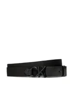 Paski - Calvin Klein Pasek Męski Ck Metal Minimal Webbing 30Mm K50K511566 Czarny - miniaturka - grafika 1