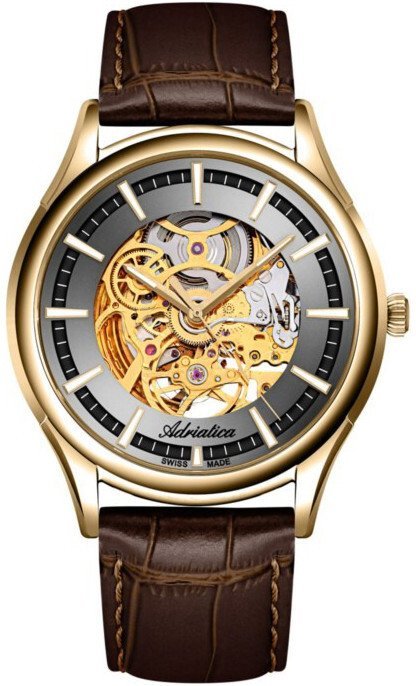 Zegarek męski Adriatica A2804.1B17AS brązowy