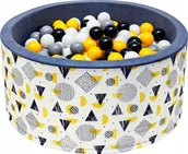 Suche baseny - Suchy Basen z Kulkami Piłeczkami Piłkami DUŻY 90x40 Kulki Piłki 400x ATEST - miniaturka - grafika 1