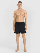 Kąpielówki męskie - 4F Spodenki plażowe boardshorty męskie - czarne XXL - miniaturka - grafika 1