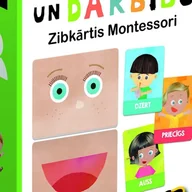 Gry planszowe - Tactic HEADU Flashcards Emotions and Actions Montessori In Latvian lang. - miniaturka - grafika 1