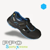 Obuwie robocze - SANDAŁY BEZPIECZNE Z PODNOSKIEM Z WŁÓKNA SZKLANEGO I NIEMETALOWĄ WKŁADKĄ ANTYPRZEBICIOWĄ MODEL SX2, PN-EN ISO 20345, S1P, SRC, ESD - miniaturka - grafika 1