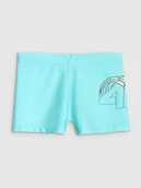 Kąpielówki dla chłopców - 4F Kąpielówki chłopięce - turkusowe 134/140 (8-10 lat) - miniaturka - grafika 1