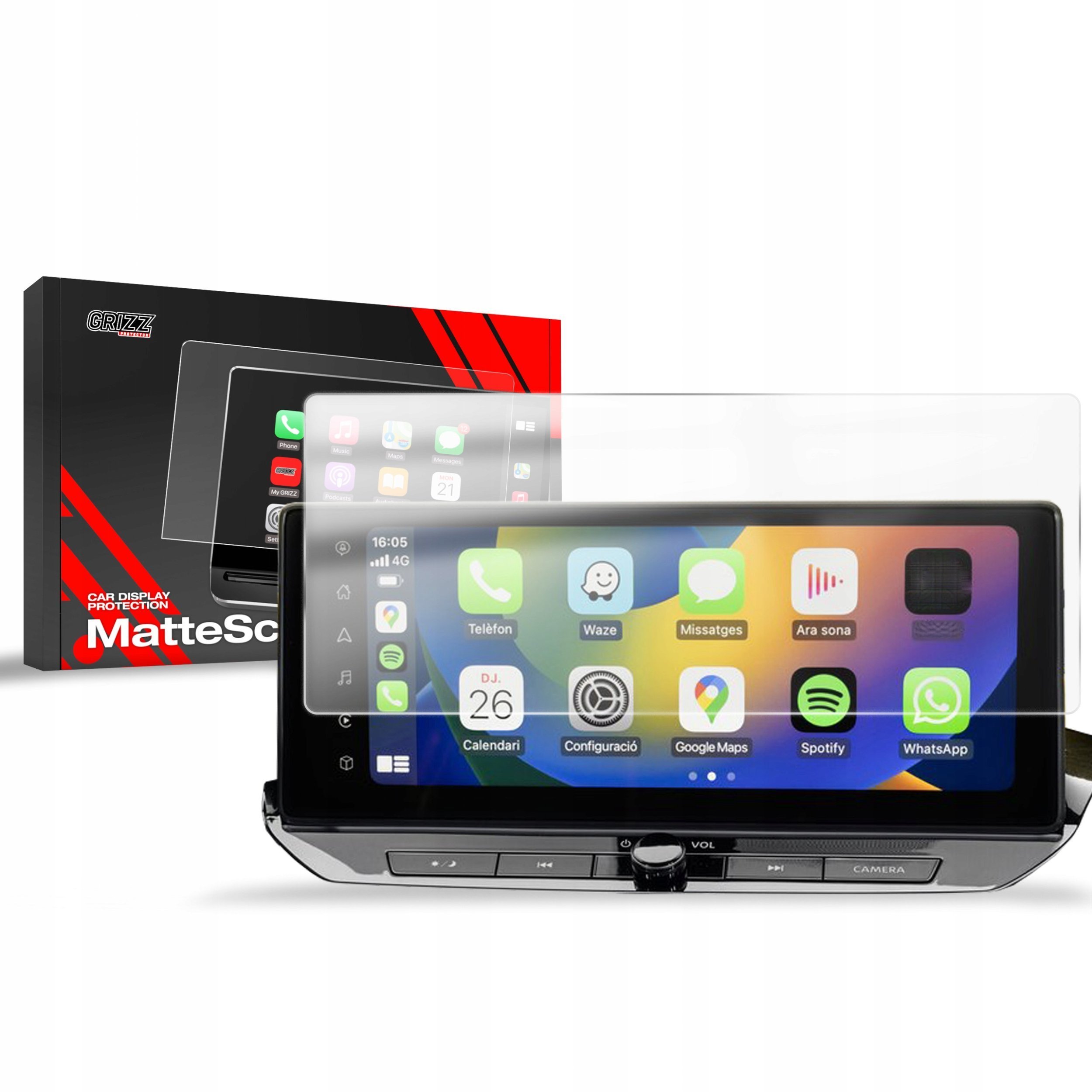 GrizzGlass Folia matowa CarDisplay Protection do Nissan Juke 12,3