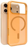 Etui i futerały do telefonów - Etui silikonowe Puro Daylight kompatybilne z Magsafe na iPhone 17 Pro - półprzezroczyste pomarańczowe - miniaturka - grafika 1
