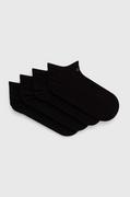 Skarpetki damskie - Calvin Klein skarpetki 4-pack damskie kolor czarny 701220513 - miniaturka - grafika 1