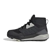 Buty dla chłopców - adidas Unisex dziecięce buty trekkingowe Terrex Trailmaker Mid R.rdy K High Rise, Negbás Negbás Alumin - 33.5 EU - miniaturka - grafika 1