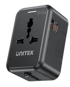 Ładowarki do telefonów - Ładowarka sieciowa podróżna Unitek EU/US/UK/AUS PD 20 W (P1120ABK01) - miniaturka - grafika 1