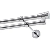 Karnisze - Karnisz DECASTYL Stożek Podwójny 320 cm Chrom - miniaturka - grafika 1