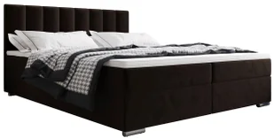 Kontynentalne łóżko welurowe z zagłówkiem 160x200 W7-H72 - Łóżka - miniaturka - grafika 1