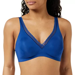 Biustonosze - Sloggi Body Adapt Twist T-Shirt Bra wyściełany biustonosz, niebieski szafir, S - grafika 1