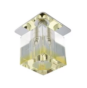 Candellux Podtynkowa halogenowa OPRAWA sufitowa OCZKO SK-18 2280076 Chrom żółty - transparentny - Lampy sufitowe - miniaturka - grafika 1
