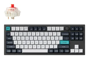 Keychron Q3 Max USB + RF Wireless + Bluetooth QWERTZ Niemiecki Czarny, Biały Q3M-M1-DE - Klawiatury - miniaturka - grafika 1