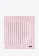 Apaszki i szaliki męskie - Komin damski z błyszczącą nitką pudrowy róż - miniaturka - grafika 1