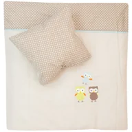 Pościel dla dzieci - Alvi Zestaw do gondoli 80x80 poszewka na kołdrę i poduszkę , baldachim, osłona - wzór Ptaszki 411654166 - miniaturka - grafika 1