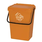 Kosze biurowe - Artplast Kosz plastikowy na śmieci do segregacji, 35 l, żołty BS35/G - miniaturka - grafika 1