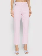 Spodnie damskie - Desigual Jeansy Lena 22SWDD52 Fioletowy Straight Fit - miniaturka - grafika 1