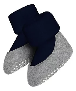 FALKE Uniseks - niemowlęta Kapcie Baby Cosyshoe B HP Wełna Dziewicza z wypustkami na podeszwie 1 Para, Niebieski (Marine 6120), 19-20 (9-15 miesiące) - Kapcie damskie - miniaturka - grafika 1