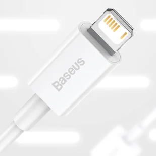 Baseus Superior kabel USB - Lightning 2,4A 1 m Biały (CALYS-A02) - Kable USB - miniaturka - grafika 13