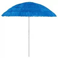 Parasole ogrodowe - vidaXL Parasol plażowy, niebieski, 240 cm vidaXL - miniaturka - grafika 1