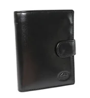 Portfele - Portfel Męski Skórzany EL FORREST Skóra Duży Pionowy Z Zapięciem Dwa Skrzydełka 703 67 RFID CZARNY 13 x 10 x 2.5 [cm] - miniaturka - grafika 1