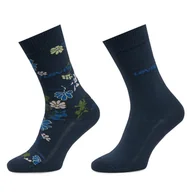 Skarpetki damskie - Zestaw 2 par wysokich skarpet damskich Levi's® 701232252 Granatowy - miniaturka - grafika 1