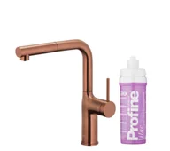 Baterie kuchenne - KFA Armatura Duero Pure Move 6623-425-34 Miedziany Stal szlachetna - miniaturka - grafika 1