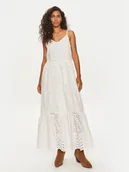 Sukienki - YAS Sukienka letnia Luma 26032686 Biały Regular Fit - miniaturka - grafika 1