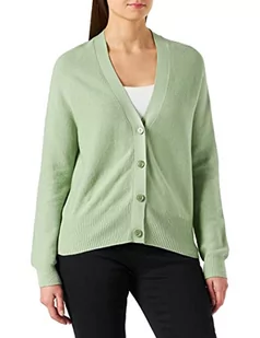 BOSS Damski sweter C_faduana kardigan, Jasny/pastelowy zielony 339, XL - Swetry damskie - miniaturka - grafika 1