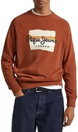 Bluzy męskie - Pepe Jeans Bluza męska Mun, Brązowy (rzeźba), S - miniaturka - grafika 1