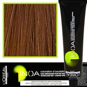 Farby do włosów i szampony koloryzujące - Loreal Inoa 7.34 - miniaturka - grafika 1
