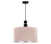 Lampy sufitowe - Duolla - Żyrandol na lince LYON 1xE27/15W/230V śr. 40 cm beżowy - miniaturka - grafika 1